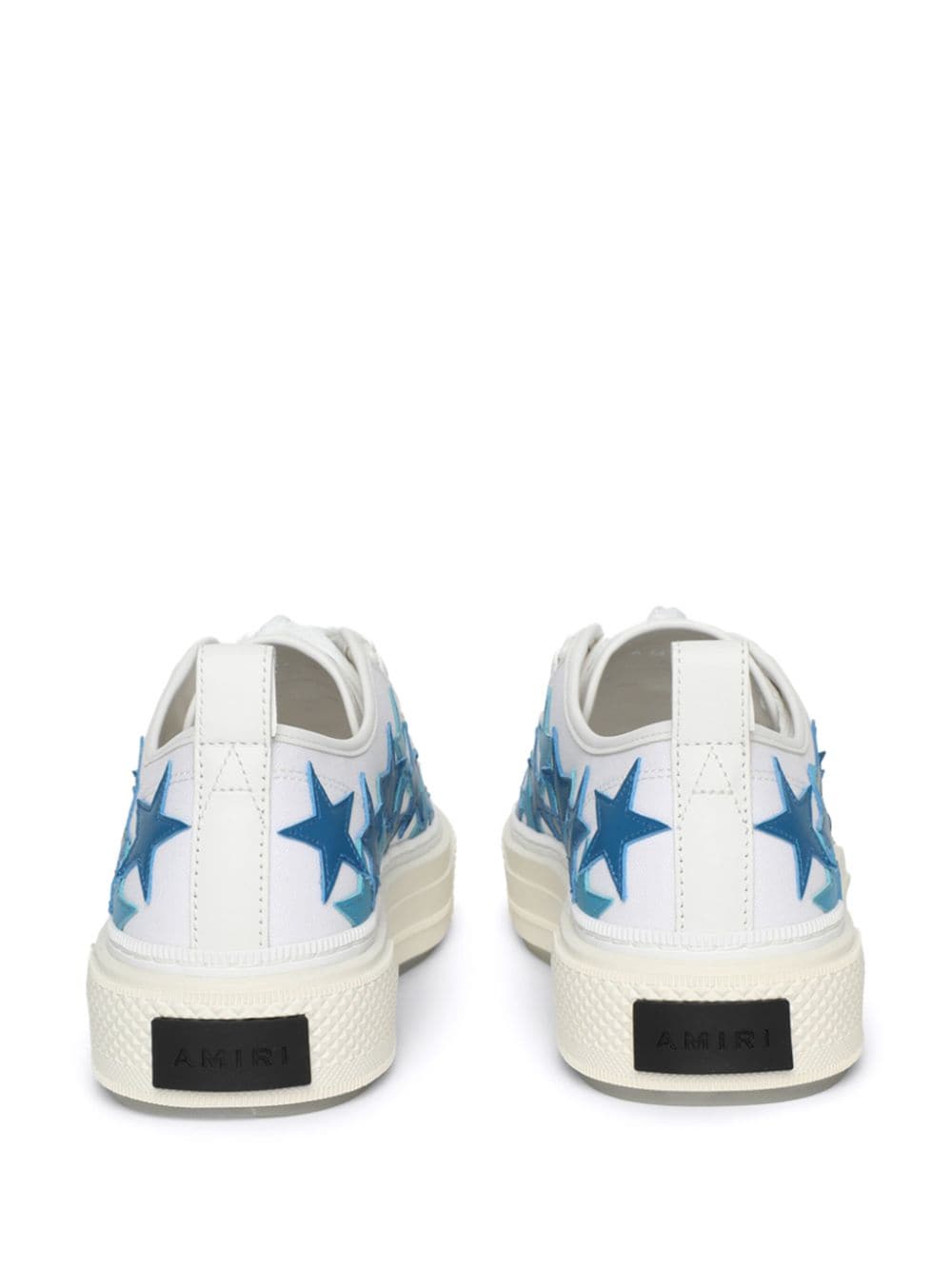 Shop Amiri Stars Court Appliqué Sneakers In White