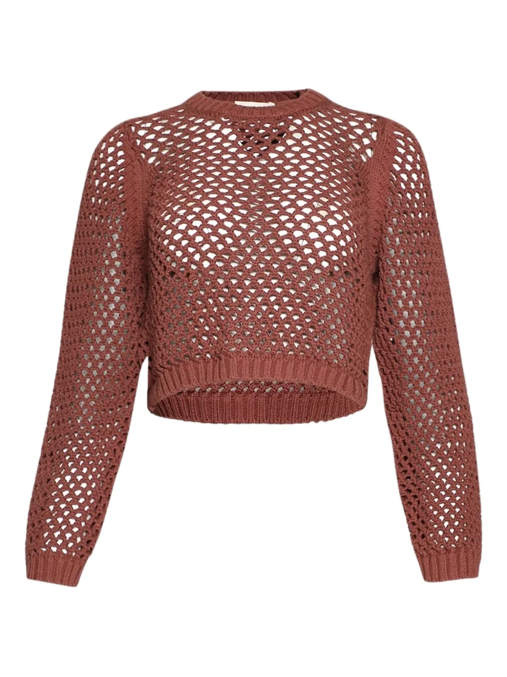 diotima Highgate open-knit sweater | Brown | Image 1