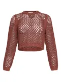 diotima Highgate open-knit sweater - Brown