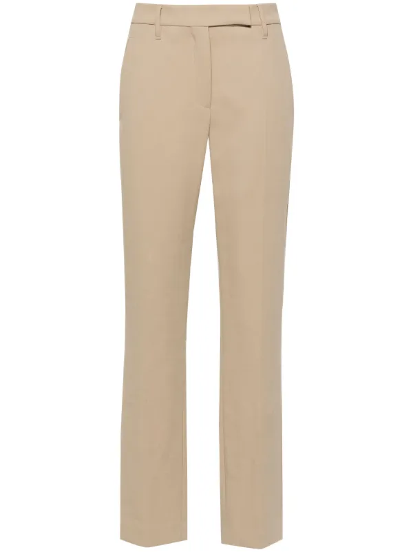 Brunello Cucinelli ハイウエスト テーパードパンツ