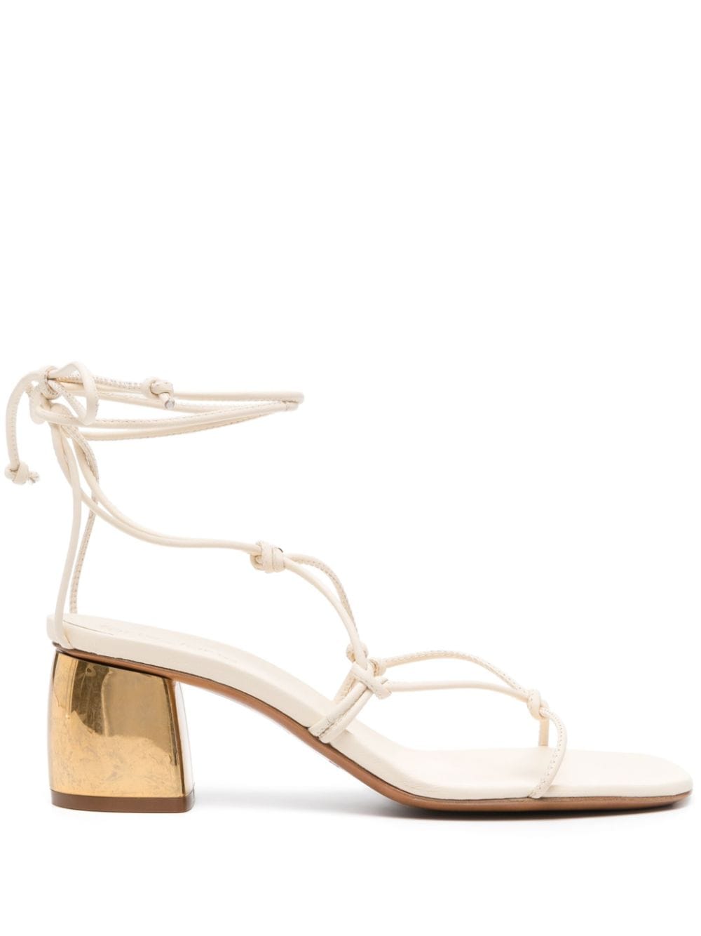 Forte Forte 60mm Multi-way Strap Sandals In Neutrals