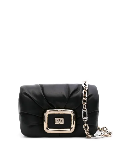 Roger Vivier mini Viv' Choc leather shoulder bag RBWAOGJ0100YDR - 0