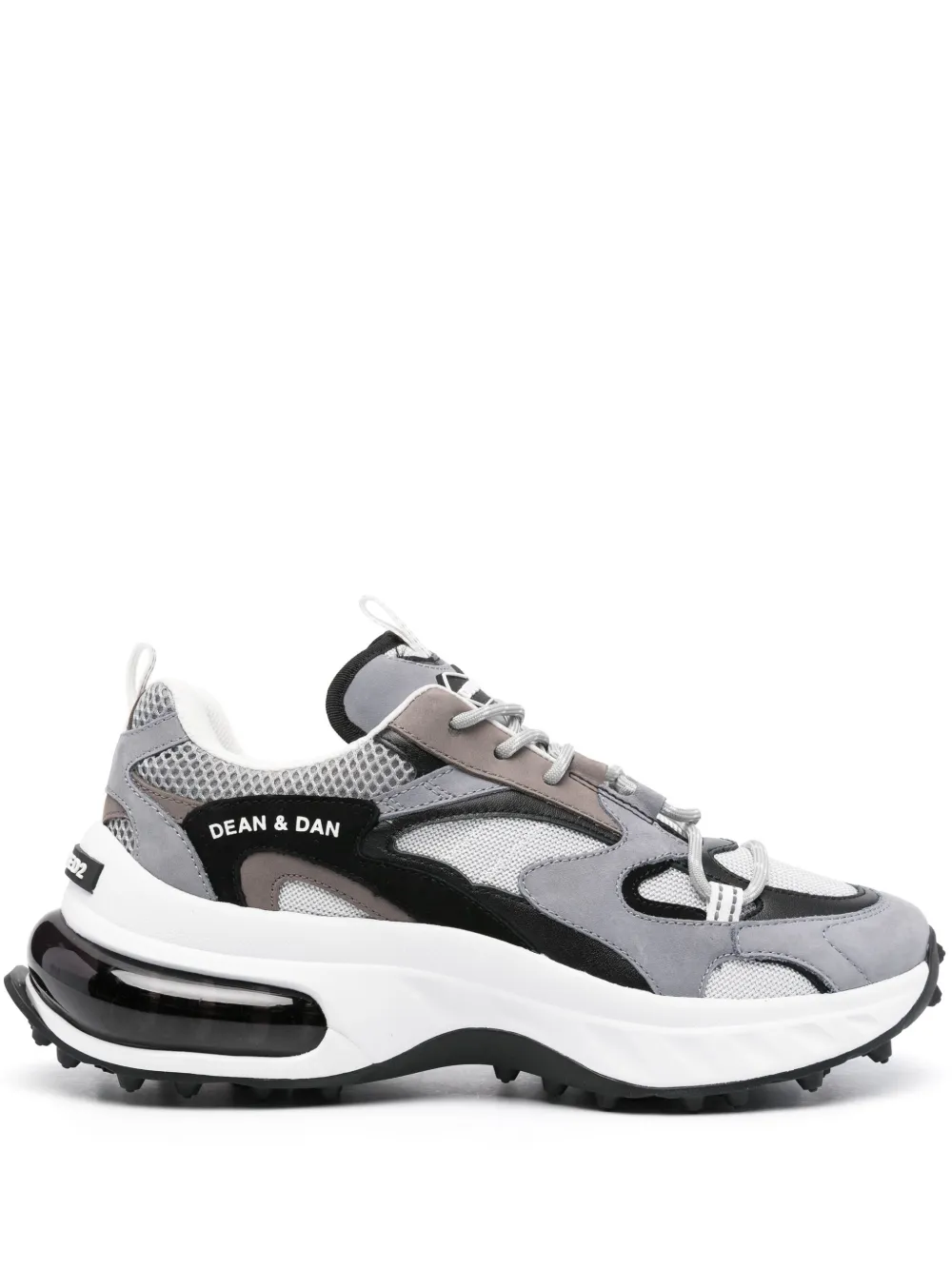 Shop Dsquared2 Bubble Low-top Sneakers In Grey