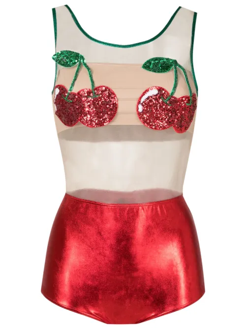 Maillot de bain métallisé à ornements - Brigitte - Modalova