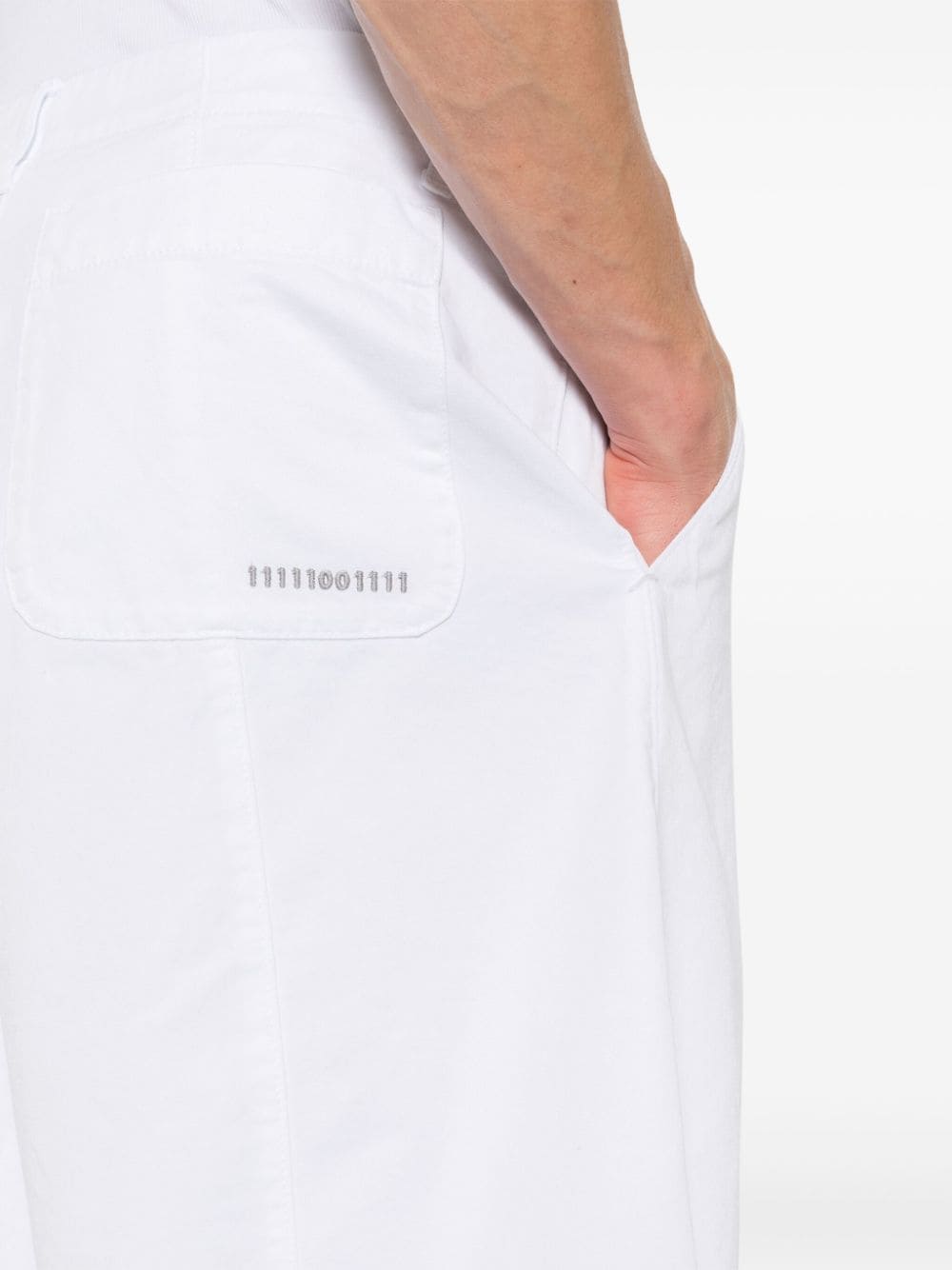 Shop Société Anonyme Bomb Coulotte Denim Shorts In White