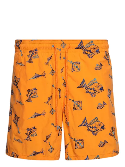 Vilebrequin shorts de playa bordados
