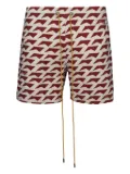 RHUDE Dolce Vita swim shorts - Neutrals