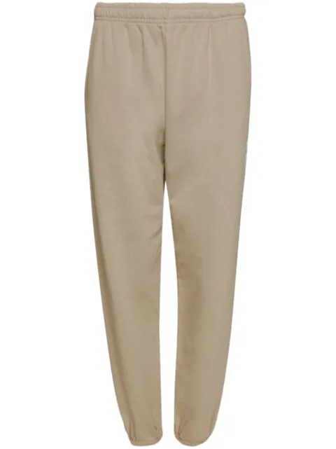 Sporty & Rich Wellness Club log flocked-logo track pants