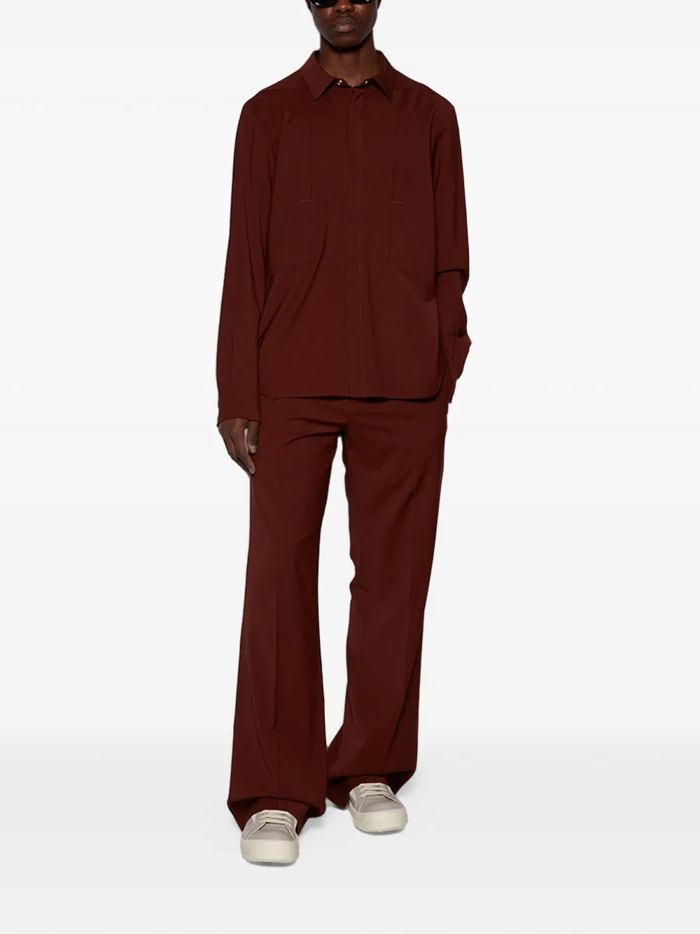 Rick Owens Pantalon Rood