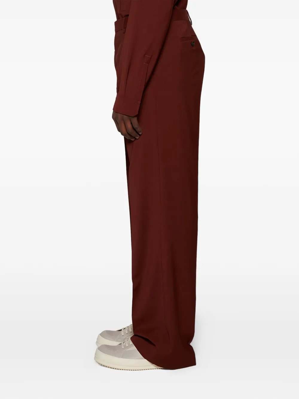 Rick Owens Pantalon Rood