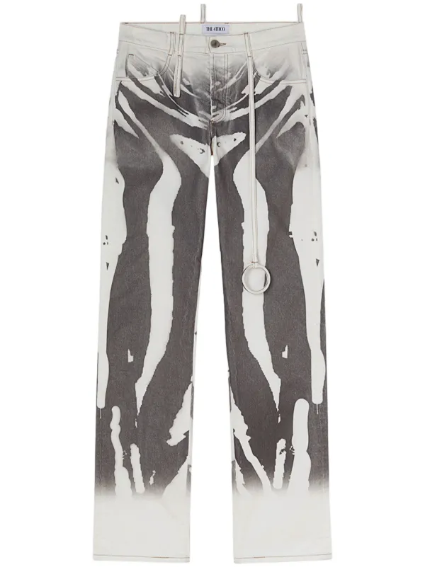パンツ THE ATTICO Woman Pants Grey 250WCP00034JJF007 876 THE ATTICO Gary Long Pant in Grey | FWRD