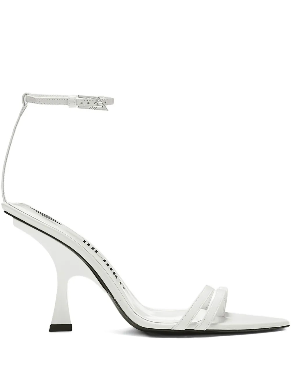 The Attico Ester 95MM ankle-strap sandals White