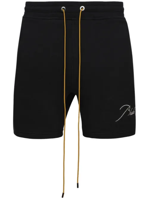 Short de sport en coton à logo brodé - RHUDE - Modalova