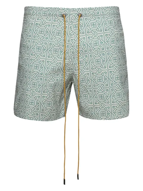 RHUDE short de bain à imprimé Cravat