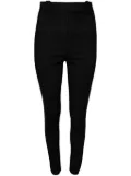 KHAITE Waylin high-waisted leggings - Black