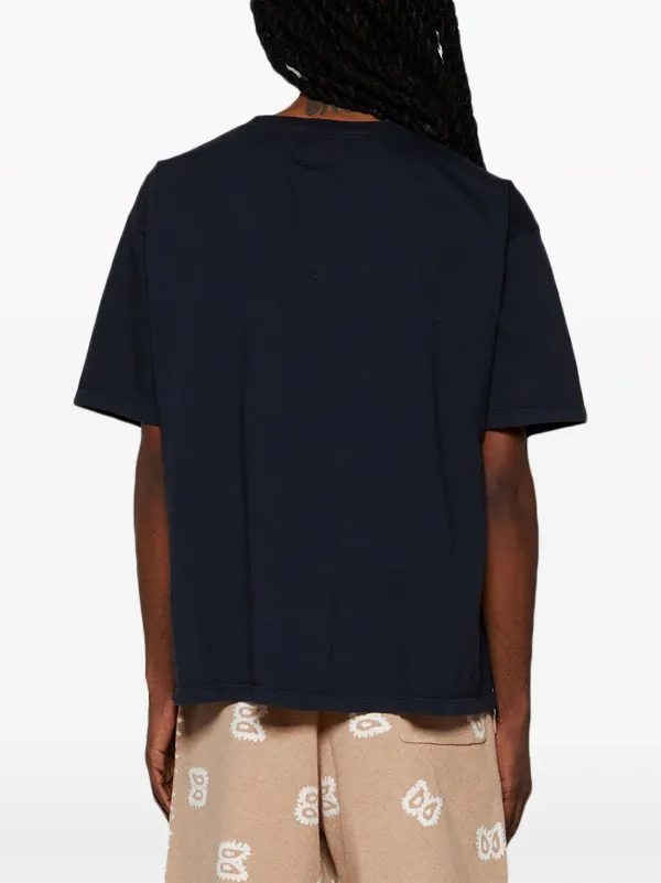 RHUDE Santos graphic-print Cotton T-shirt | Black | FARFETCH