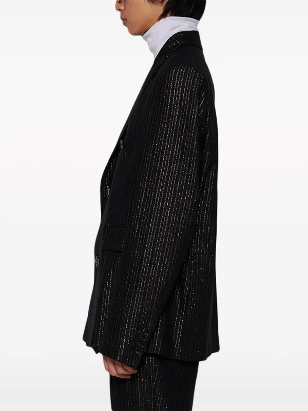 AMIRI 40 OVERSIZED DB BLAZER 　ブレザー AMIRI double-breasted Cotton Blazer | Black | FARFETCH