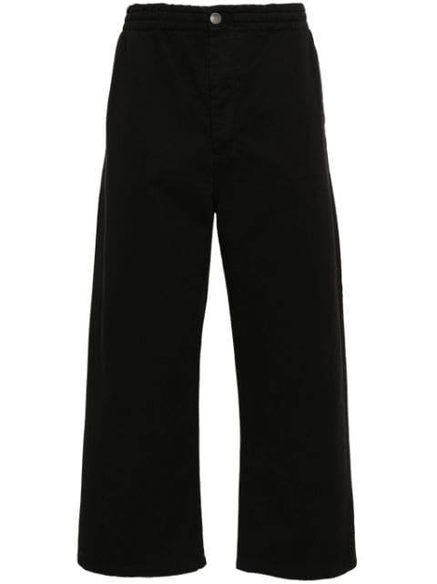 Société Anonyme logo-embroidered straight trousers 
