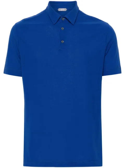 Zanone shot-sleeve polo shirt