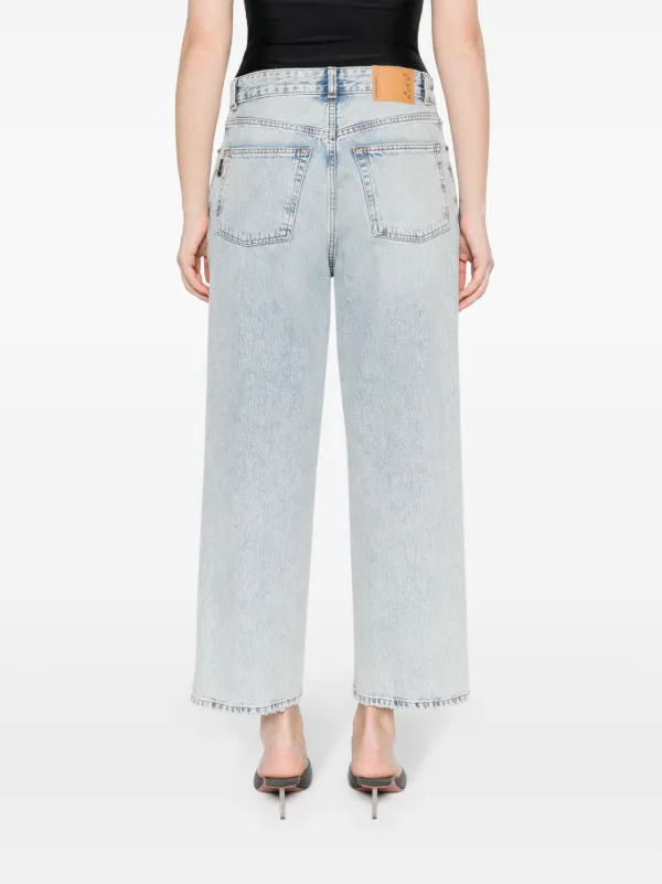 デニム・ジーパン HAIKURE BETTY OVERSIZE JEANS IN DENIM Betty Haikure Jeans | Wide-Leg Grey Denim with Low Waist