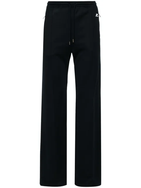 Courrèges pants con parche del logo