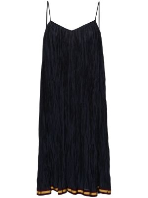 Pleated Slip Dress