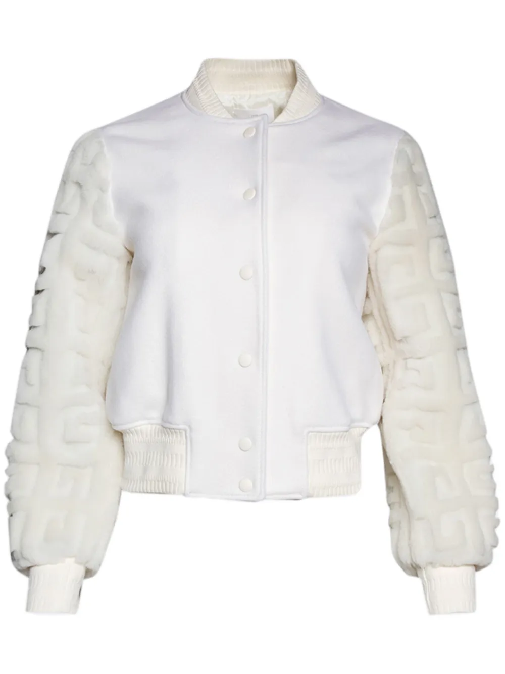 Givenchy Varsity Jacket In White