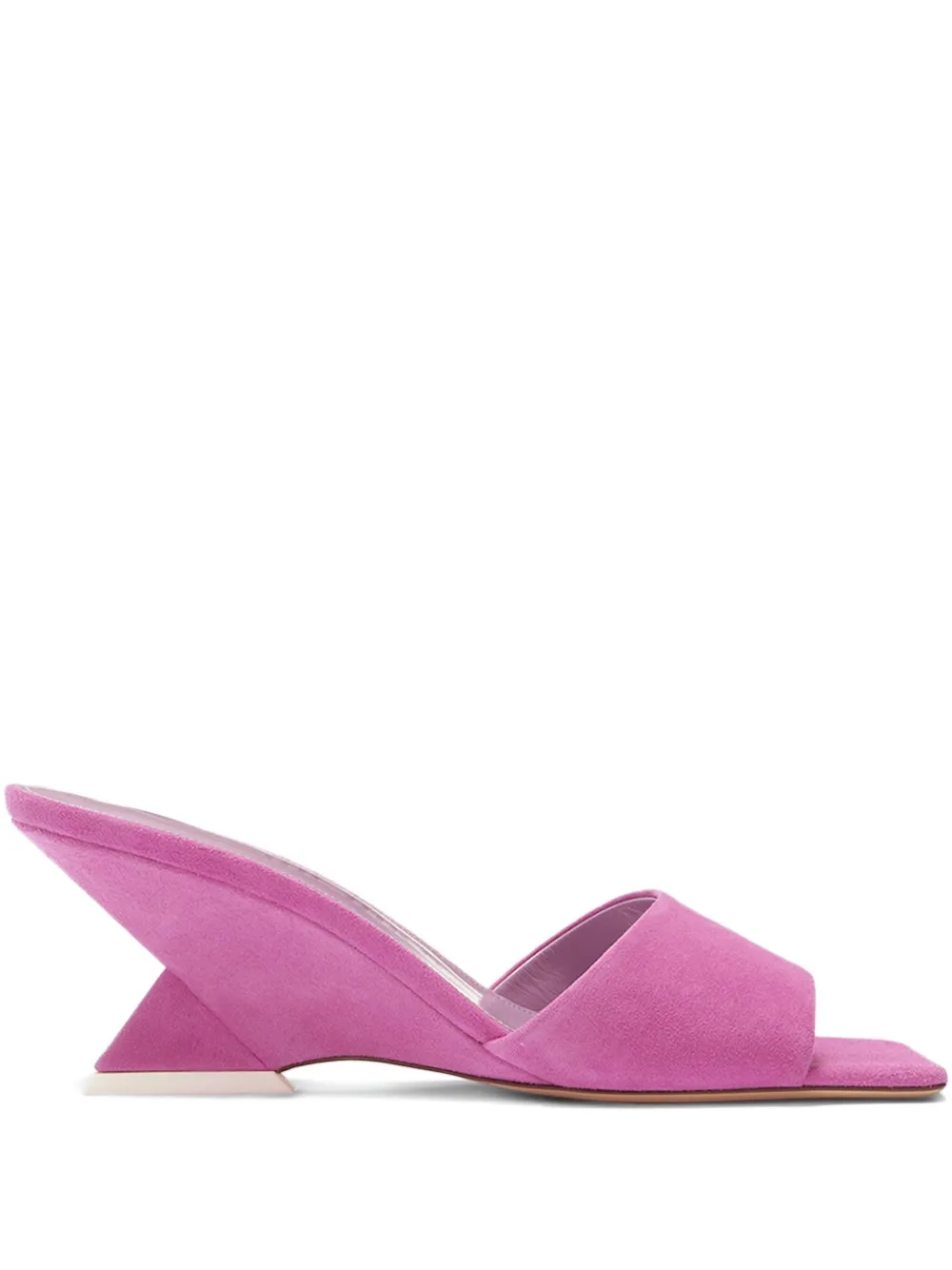 The Attico Cheope 60MM wedge sandals Purple