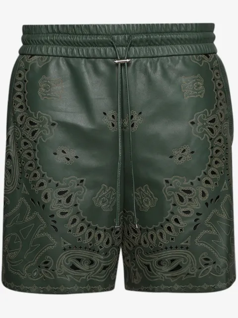 AMIRI shorts con motivo de bandana