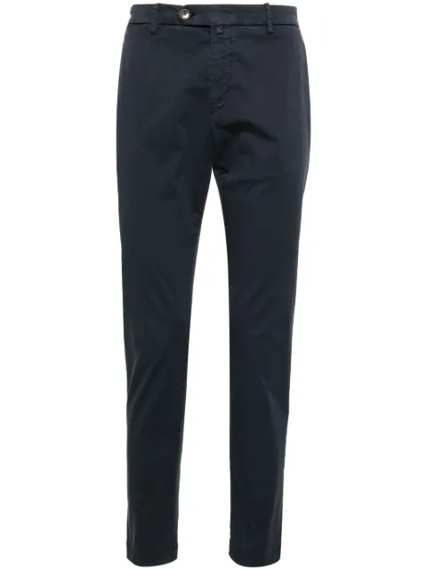 Briglia 1949 pantalones chinos tapered con tiro bajo