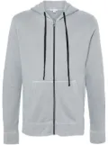 James Perse zip-up cotton hoodie - Blue