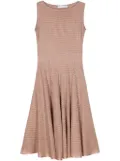 Antonino Valenti ribbed lurex midi dress - Pink