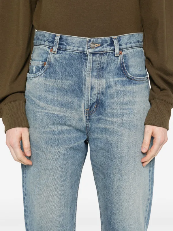 【SAINT LAURENT】ハイウエスト ヴァネッサ ジーンズ Saint Laurent Vanessa Jeans | Blue | FARFETCH