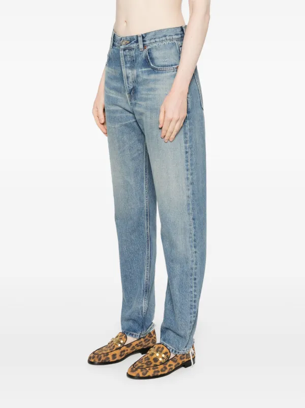 【SAINT LAURENT】ハイウエスト ヴァネッサ ジーンズ Saint Laurent Vanessa Jeans | Blue | FARFETCH