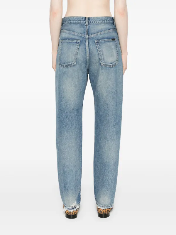 【関税＆送料込み】Saint Laurent 'Vanessa' Jeans Saint Laurent Vanessa Jeans | Blue | FARFETCH