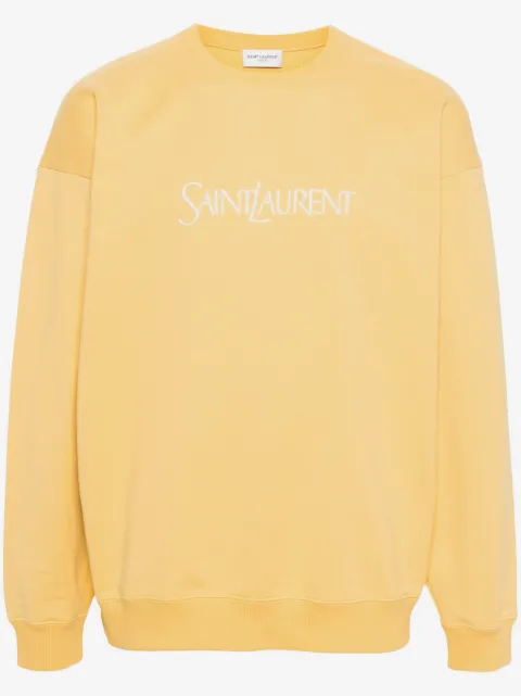Saint Laurent logo-embroidered sweatshirt