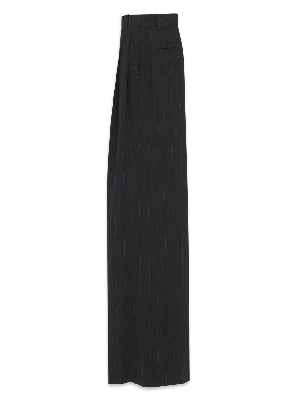 Saint Laurent Broek met wijde pijpen - Zwart