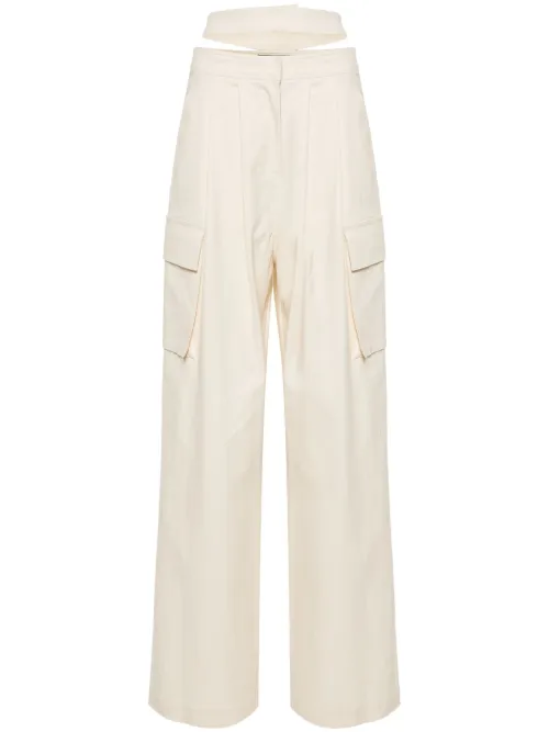 Pantalon ample à taille haute - ANDREĀDAMO - Modalova