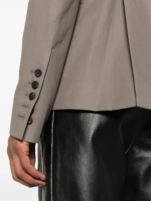 Rick Owens 73cms Soft Cotton Blazer - Farfetch