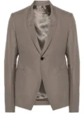 Rick Owens 73cms Soft cotton blazer - Neutrals