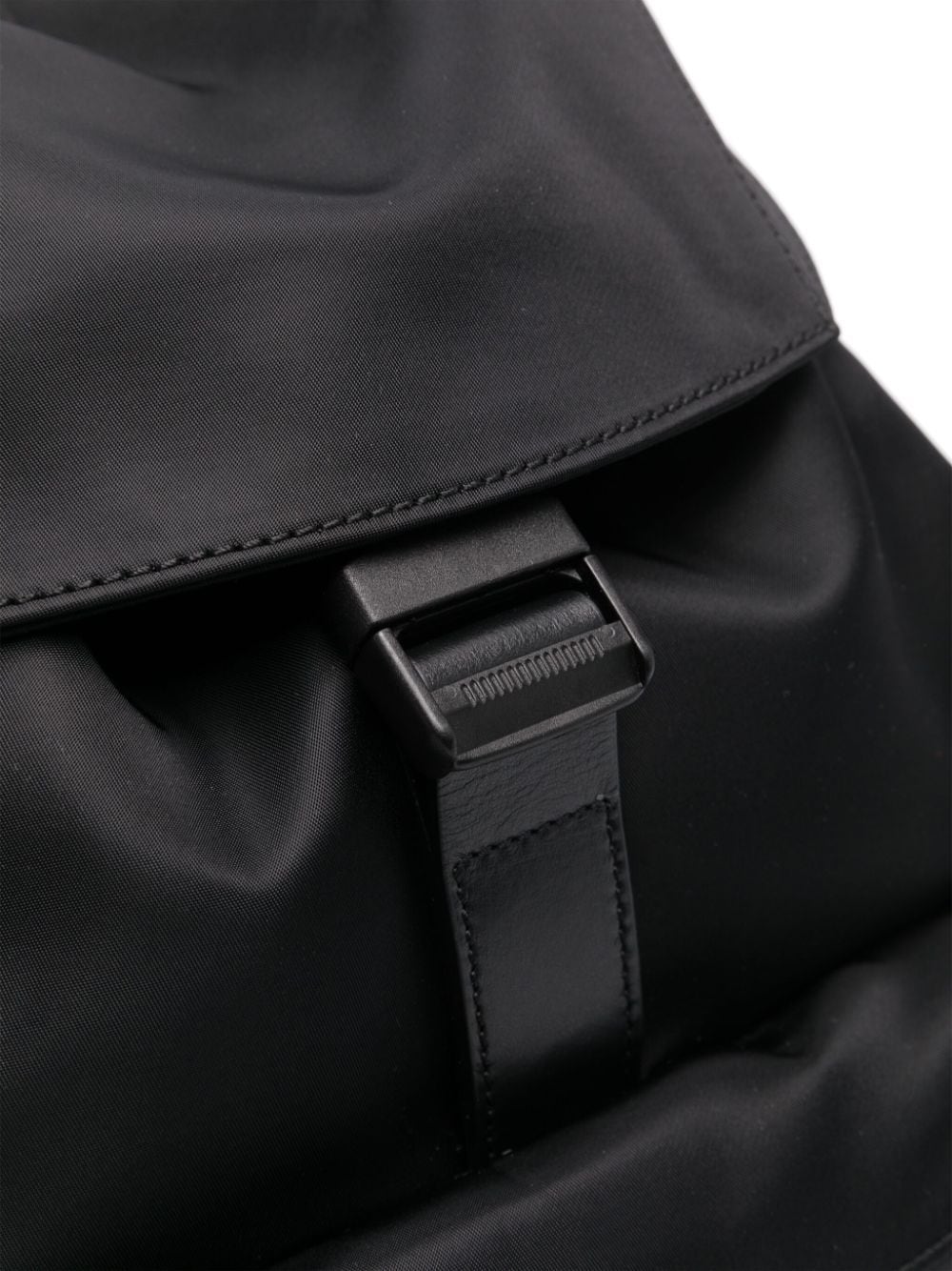 Shop Kiton Logo-print Backpack In Black