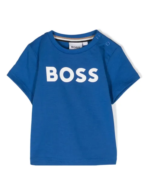 BOSS Kidswear playera con logo estampado