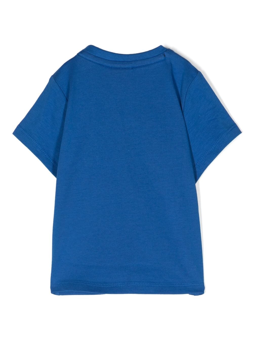BOSS Kidswear logo-print cotton T-shirt - Blauw