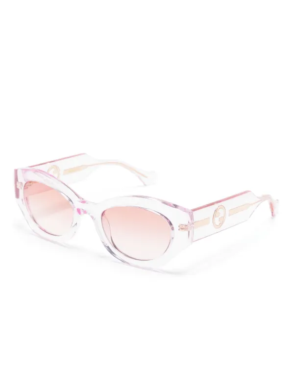 GUCCI キャットアイサングラス ピンク