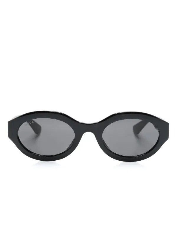 小物 GUCCI oval sunglasses black 22855992_53016805_600.jpg
