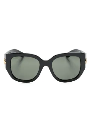 Balenciaga Eyewear BB0311SK スクエアフレーム サングラス | ブラック