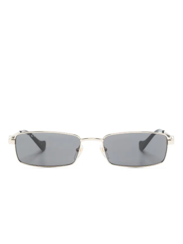 Gucci rectangle sunglasses best sale