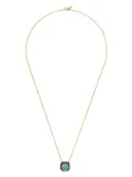 Sauer 18kt yellow gold Frame multi-stone necklace