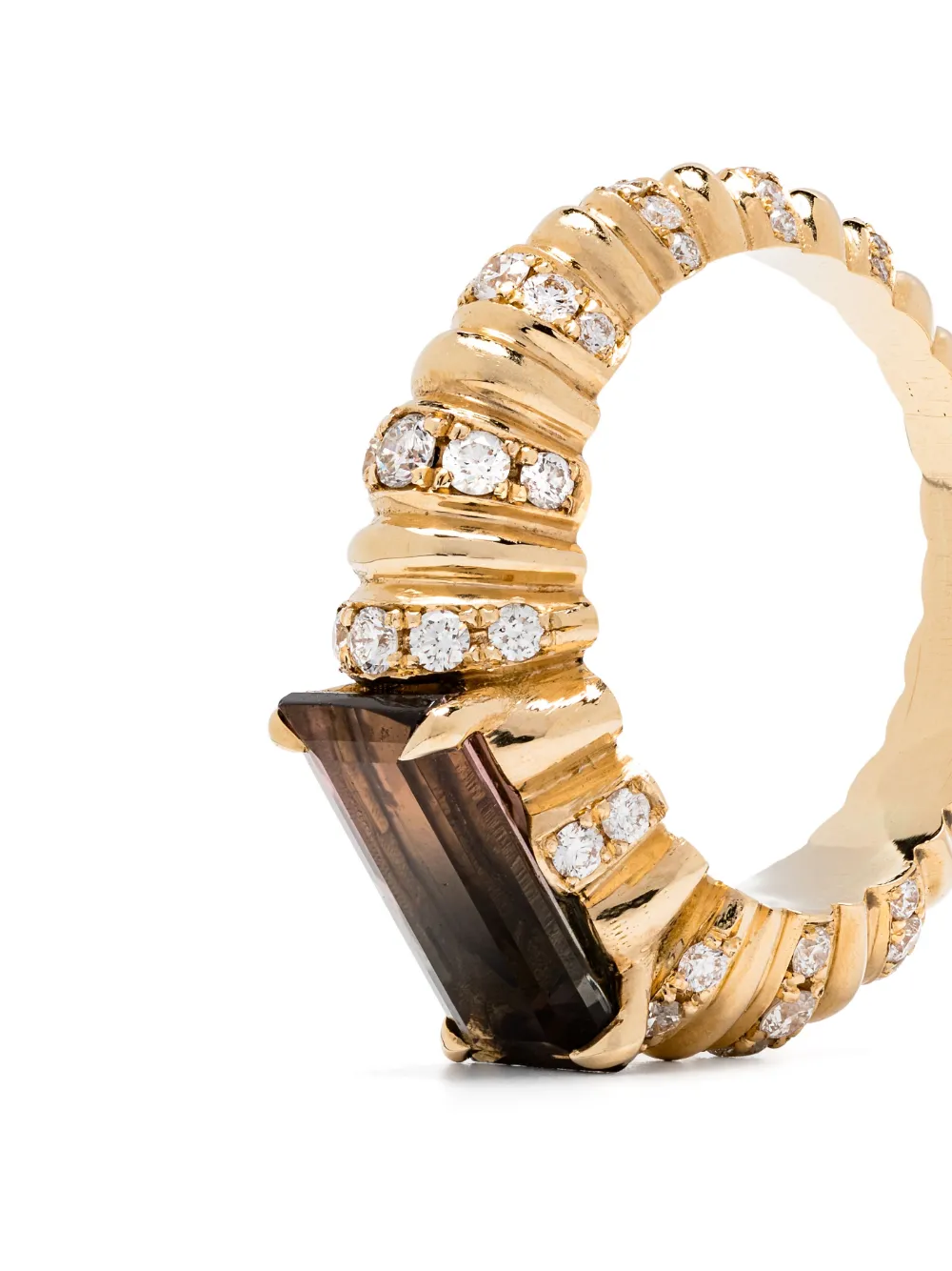 Lizzie Mandler Fine Jewelry 18kt One Of A Kind Gelbgoldring In Gold