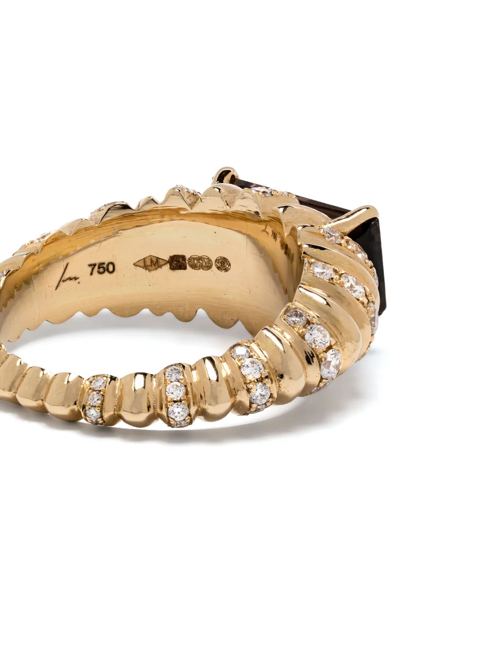 Lizzie Mandler Fine Jewelry 18kt One Of A Kind Gelbgoldring In Gold